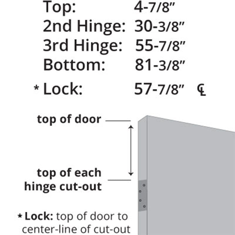 Commercial 18 Gauge 3'-0" x 8'-0" Flush 1-3/4" Fire Rated Steel Door, Polystyrene Core