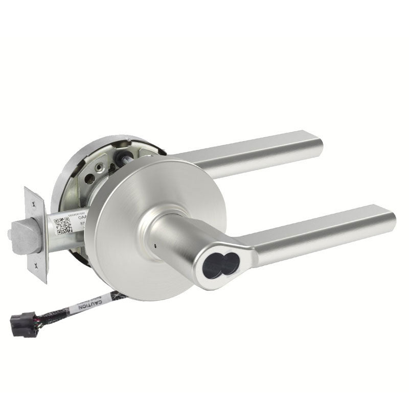 Sargent 60-RX-10XG04-LMD US26D satin chrome storeroom cylindrical lock, request to exit, LFIC core, lever handle