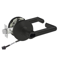 Sargent 60-RX-10XG04-LMW BSP black storeroom cylindrical lock, request-to-exit, LFIC keyway, LMW lever