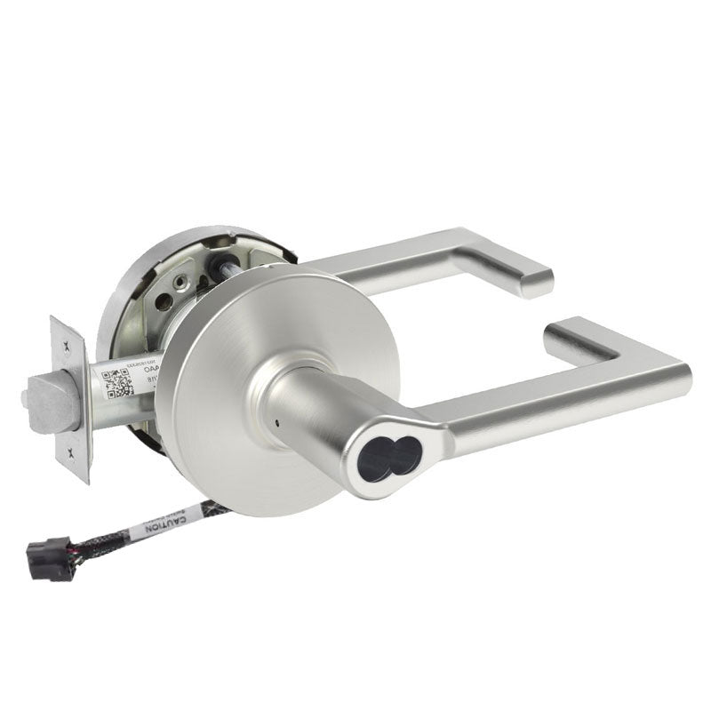 Sargent 60-RX-10XG04-LND-US26D storeroom cylindrical lock, satin chrome, LND lever, request to exit, IC core