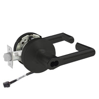 Sargent 70-RX-10XG04-LMW-BSP black storeroom cylindrical lock, request to exit, LMW lever, less core