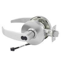 Sargent 70-RX-10XG04-LP US26D satin chrome storeroom cylindrical lock, request to exit, SFIC less core, LP lever