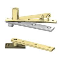 Rixson 128-3/4 Center Hung Pivot Top And Bottom Set, For Doors Weighing Up To 250 LBS, Non Handed