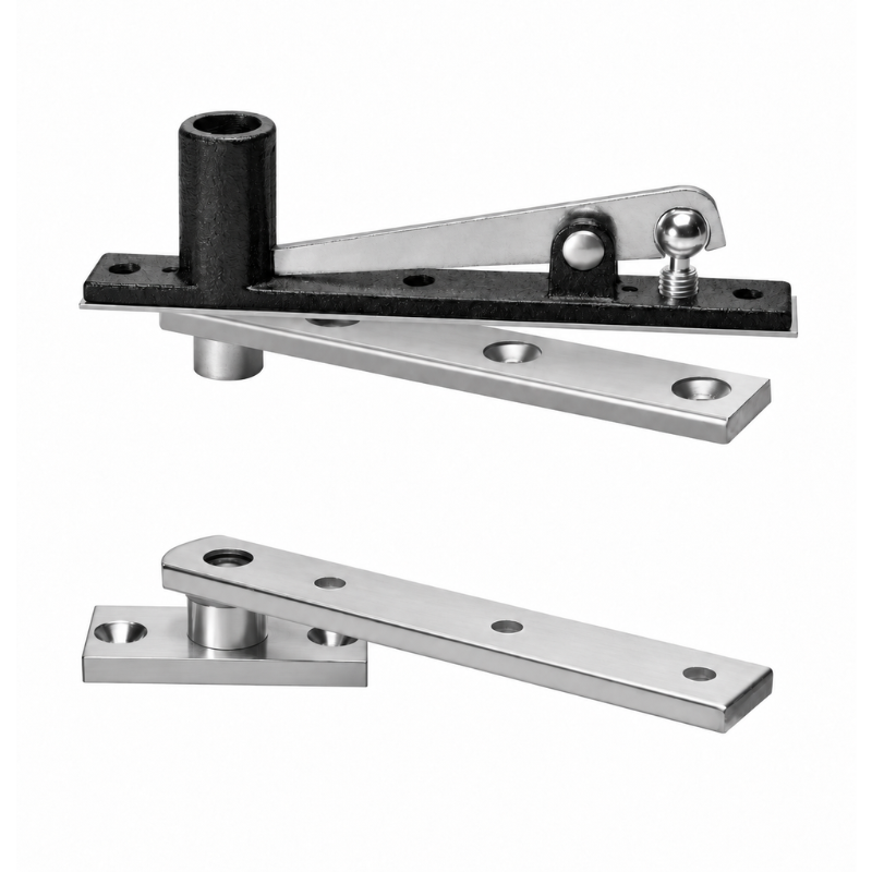 Rixson 128-3/4 Center Hung Pivot Top And Bottom Set, For Doors Up To 250 LBS, Non Handed (128-34-626)