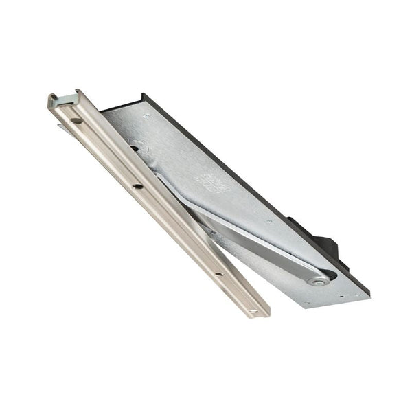 Rixson PH91N-689 overhead concealed closer, single acting offset hung, non-hold open, aluminum finish with dress cover