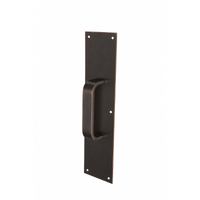 Rockwood 123 X 70B Pull Plate, 8" CTC Pull On 3 1/2" x 15" Plate