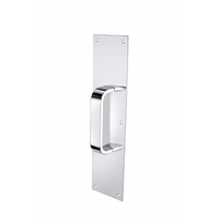 Rockwood 123 X 70C Pull Plate, 8" CTC Pull On 4" x 16" Plate