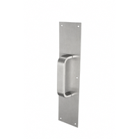 Rockwood 123 X 70C Pull Plate, 8" CTC Pull On 4" x 16" Plate