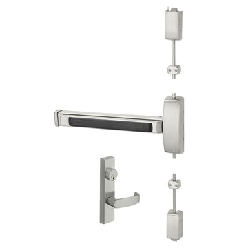 Sargent 12-8713-E-ETL-96-US32D Fire Rated Surface Vertical Rod Exit Device