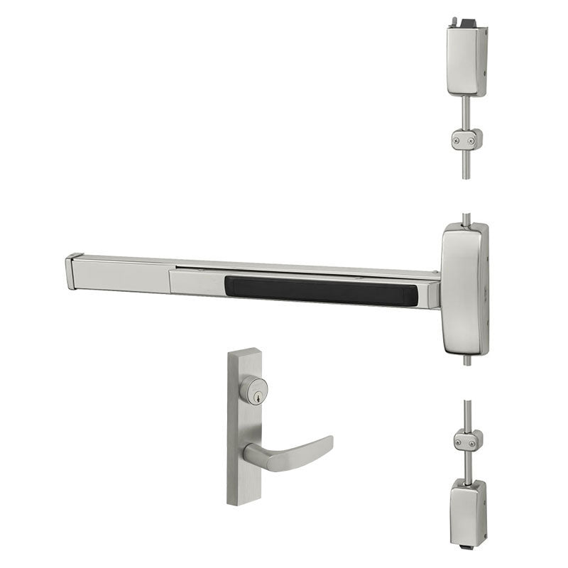 Sargent 56-8706F-ETL-84-US32D Storeroom Surface Vertical Rod Exit Device