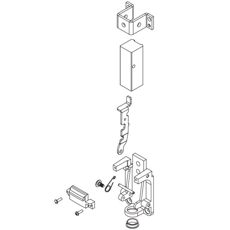 Sargent 68-4561 Top Case Assembly for HC8700 Hurricane Code Surface Vertical Rod Exit Devices