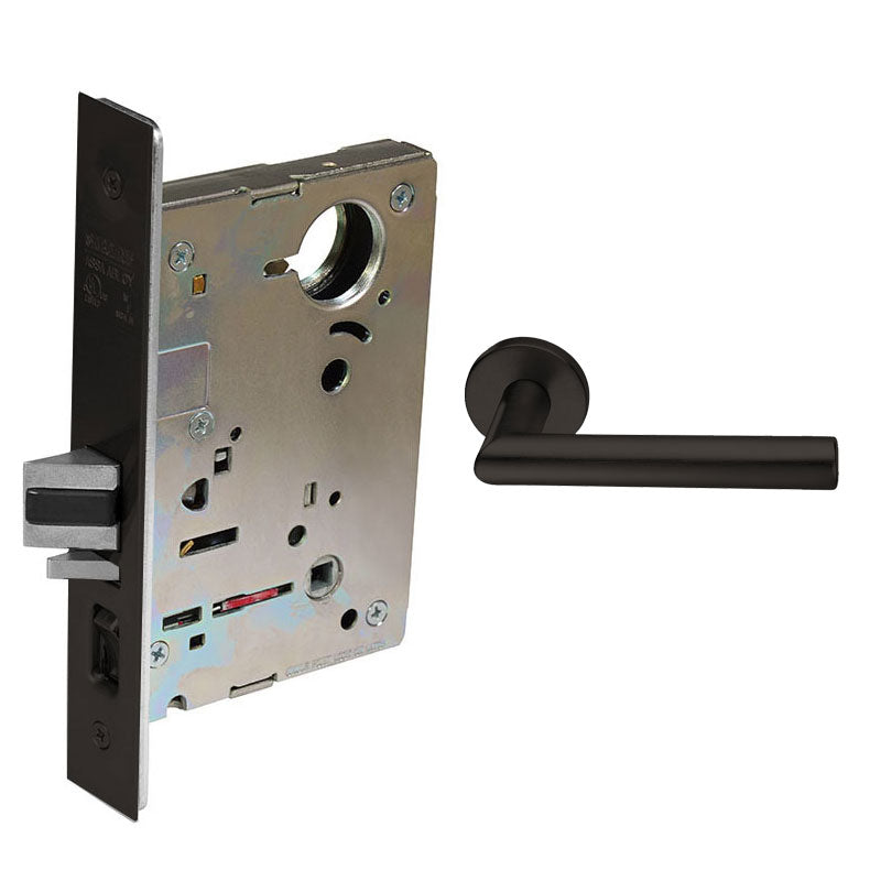 Sargent 8215-LNMI Passage or Closet Mortise Lock, MI - Lever, LN - Ros