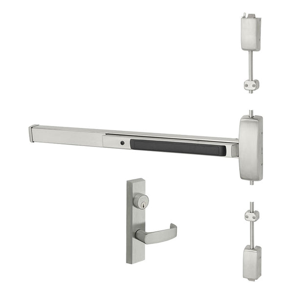 Sargent 8713-F-ETL-84-US32D Surface Vertical Rod Exit Device