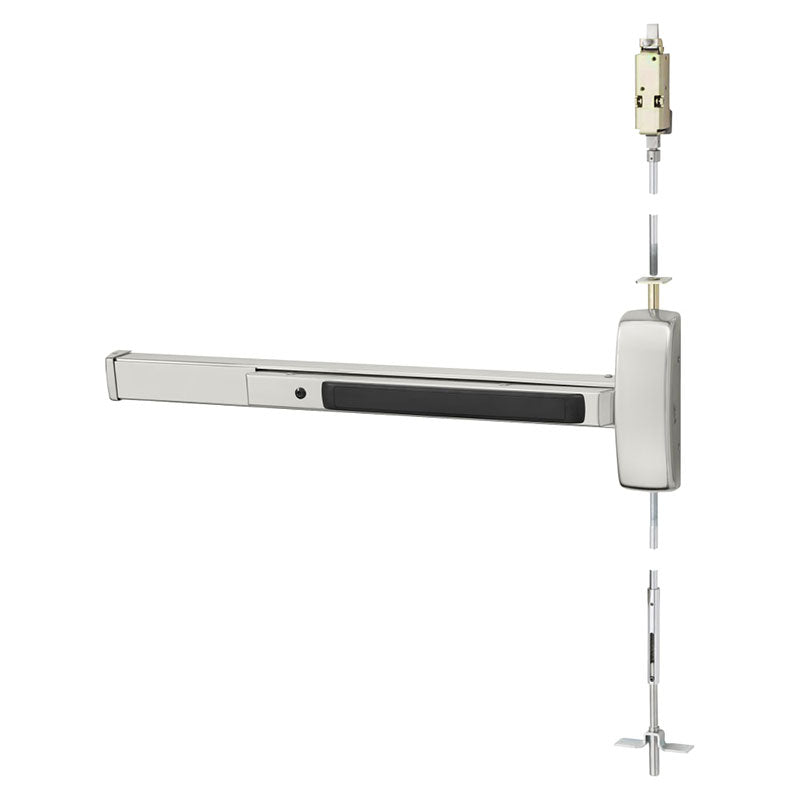 Sargent AD8610J-42x96-US32D Concealed Vertical Rod Exit Device