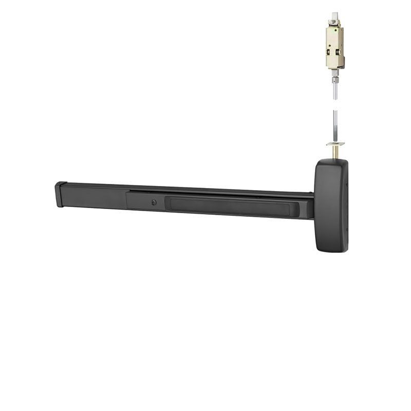 Sargent NB-WD8610F-BSP Concealed Vertical Rod Exit Device