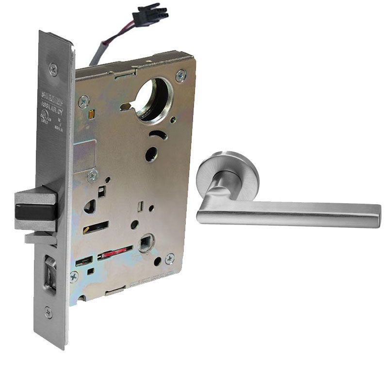 Sargent RX-LC-8204-24V-LNMD-US32D Storeroom 24V Electrified Mortise Lock