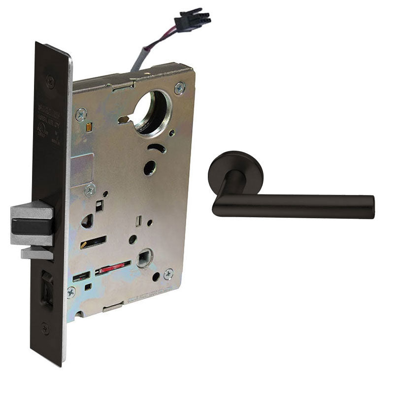 Sargent RX-LC-8204-12V-LNMI-US10BE Storeroom 12V Electrified Mortise Lock