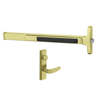 Sargent 12-8513-G-ETB Fire Rated Narrow Stile Rim Exit Device, Classroom Function Lever, 43"-48" Dr Width