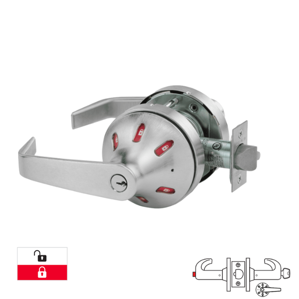 Sargent V60-10XG44-VSLL-US26D-LAKD