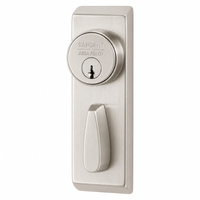 Sargent AD-106 auxiliary outside control storeroom function, US15 satin nickel, with #41 cylinder and thumbturn