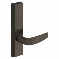 SARGENT 710-ETB dummy lever trim for 80 Series exit devices, US10B dark bronze with rectangular escutcheon