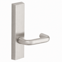 SARGENT 710-ETJ dummy lever trim for 80 Series exit device, satin nickel US15, rectangular escutcheon