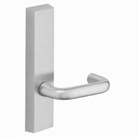 SARGENT 710-ETJ dummy lever trim for 80 Series exit devices, US26D satin chrome, rectangular escutcheon