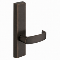 SARGENT 710-ETL dummy lever trim for 80 Series exit devices, dark bronze US10BE, rectangular escutcheon