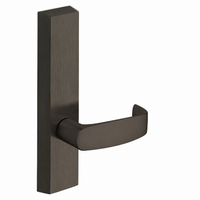 SARGENT 710-ETL dummy lever trim for 80 Series exit devices, dark bronze US10B, rectangular escutcheon