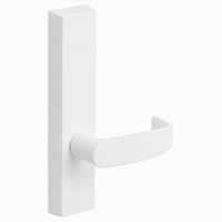 SARGENT 710-ETL-WSP dummy lever exit trim, white finish, rectangular escutcheon for 80 Series exit devices