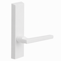 SARGENT 710-ETMD-WSP dummy lever trim, white finish, rectangular escutcheon and straight lever