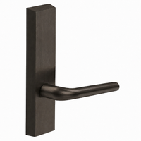 SARGENT 710-ETME dummy lever trim for 80 Series exit devices, US10B dark bronze with rectangular escutcheon