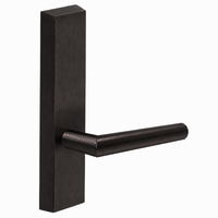 SARGENT 710-ETMI dummy lever trim for 80 Series exit devices, US10BE dark bronze rectangular escutcheon