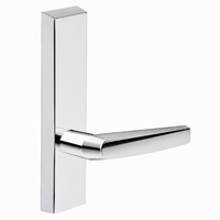 SARGENT 710-ETMJ dummy lever trim for 80 series exit devices, polished chrome US26 with rectangular escutcheon