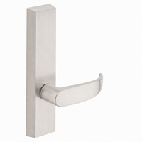 SARGENT 710-ETP-US15 dummy lever trim for 80 Series exit devices, satin nickel, rectangular escutcheon