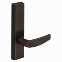 SARGENT 715-8-ETB exit device trim with B lever, US10BE oil-rubbed bronze, rectangular escutcheon