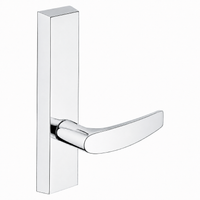 SARGENT 715-8-ETB exit device trim with B lever, US26 polished chrome, non-keyed passage escutcheon