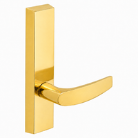 SARGENT 715-8-ETB exit device trim, B lever on rectangular escutcheon, polished brass US3