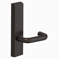 SARGENT 715-8-ETJ passage exit trim with J lever, US10BE oil-rubbed bronze rectangular escutcheon