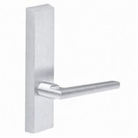 SARGENT 715-8-ETMD exit device trim with MD lever, satin chrome US26D rectangular escutcheon