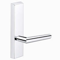 SARGENT 715-8-ETMI exit device trim with MI lever, polished chrome US26, non-keyed passage trim