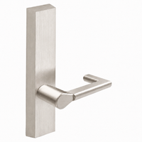 SARGENT 715-8-ETND exit device trim with ND lever, satin nickel US15, rectangular escutcheon, non-keyed