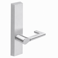 SARGENT 715-8-ETND exit device trim with ND lever, satin chrome US26D, rectangular escutcheon, non-keyed