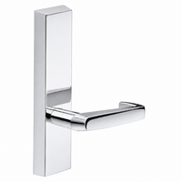 SARGENT 715-8-ETNJ exit device trim with NJ lever, polished chrome US26, non-keyed passage trim