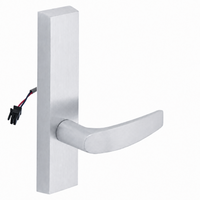 SARGENT 773-8-ETB-24V electrified exit device trim, B lever on rectangular escutcheon, satin chrome US26D