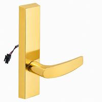 SARGENT 773-8-ETB-24V-US3 electrified exit device trim with B lever, polished brass escutcheon, no cylinder