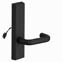 SARGENT 773-8-ETJ-12V-BSP electrified exit device trim, J lever, black suede powder coat, no cylinder