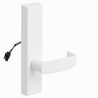 SARGENT 773-8-ETL-12V-WSP electrified exit device trim, white suede powder coat, L lever, no cylinder