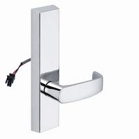 SARGENT 773-8-ETL-24V US26 electrified exit trim with L lever, polished chrome rectangular escutcheon