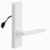 SARGENT 773-8-ETMD-12V-WSP electrified exit trim, white plate with MD lever and wire lead